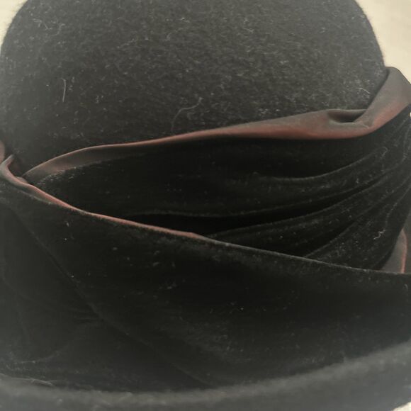Vintage Saks 5th Avenue  Bowler Hat  Made in Italy 100% Wool main image 15